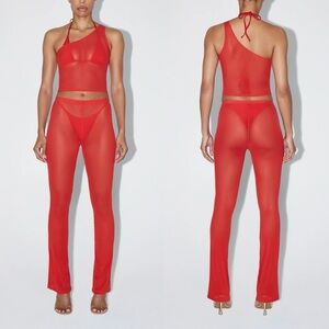 Khy Mesh Low Rise Pants